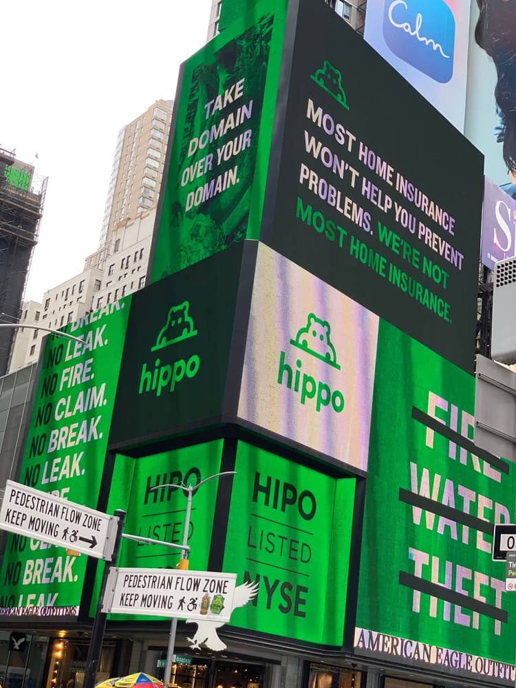Hippo listed on New York Stock Exchange (NYSE)